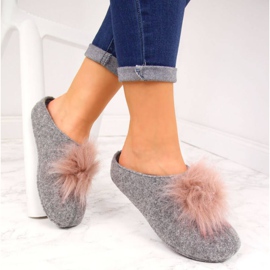 Pantuflas Panto Fino W INT1626B gris 6