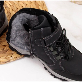 Zapatos de trekking negros Jr EVE321A blanco 3