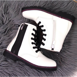 Bota lacada aislante Jr EVE327B blanco 3