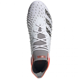 Botas de fútbol adidas Predator Freak.1 Fg M FY6255 blanco, blanco, gris / plateado blanco 3