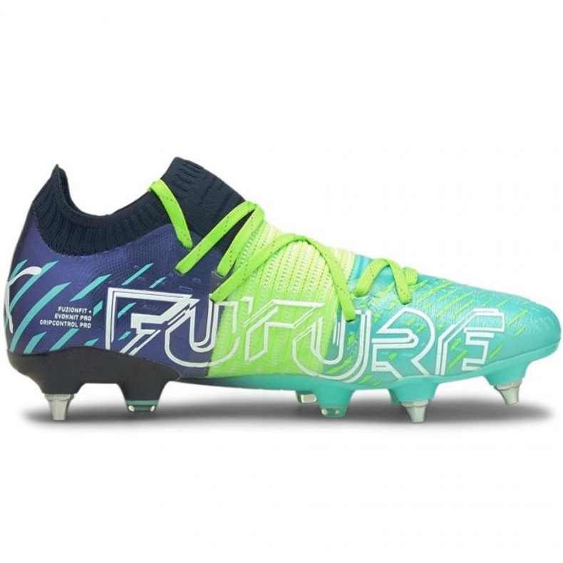 Botas de fútbol Puma Future Z 1.2 MxSG M 106479 03 azul marino, multicolor azules y azul marino 1