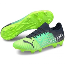 Botas de fútbol Puma Ultra 3.3 Fg Ag M 106523 03 multicolor verde 3