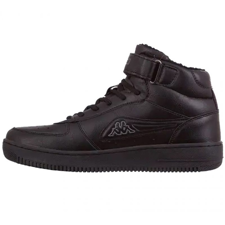 Zapatos Kappa Bash Mid Fur 242799 1111 negro 1