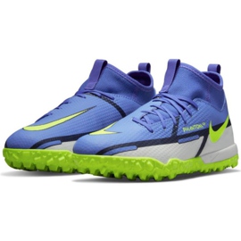 Zapatillas de fútbol Nike Phantom GT2 Academy Df Tf Jr DC0818 570 azul, blanco, multicolor azul 2