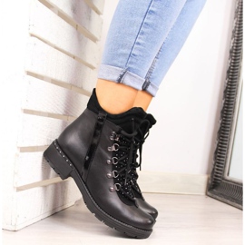 Botas de piel con circonitas Dolce Pietro W P56 negro 2 Botas de piel con circonitas Dolce Pietro W P56 negro 2
