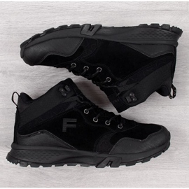 Botas de montaña de cuero para hombre Filippo M PAW294A negro 2