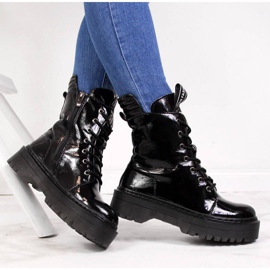 Botas de piel lacada negra Filippo W PAW297 negro 6