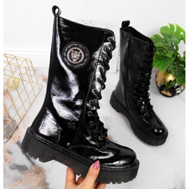 Botas altas de piel con aislamiento Filippo W PAW298 negro 1