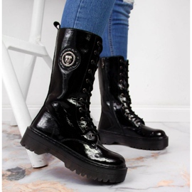 Botas altas de piel con aislamiento Filippo W PAW298 negro 2