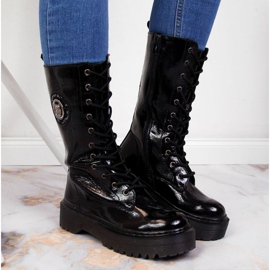 Botas altas de piel con aislamiento Filippo W PAW298 negro 3
