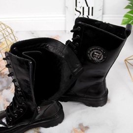 Botas altas de piel con aislamiento Filippo W PAW298 negro 4
