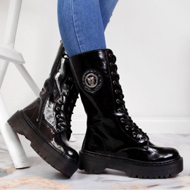 Botas altas de piel con aislamiento Filippo W PAW298 negro 6