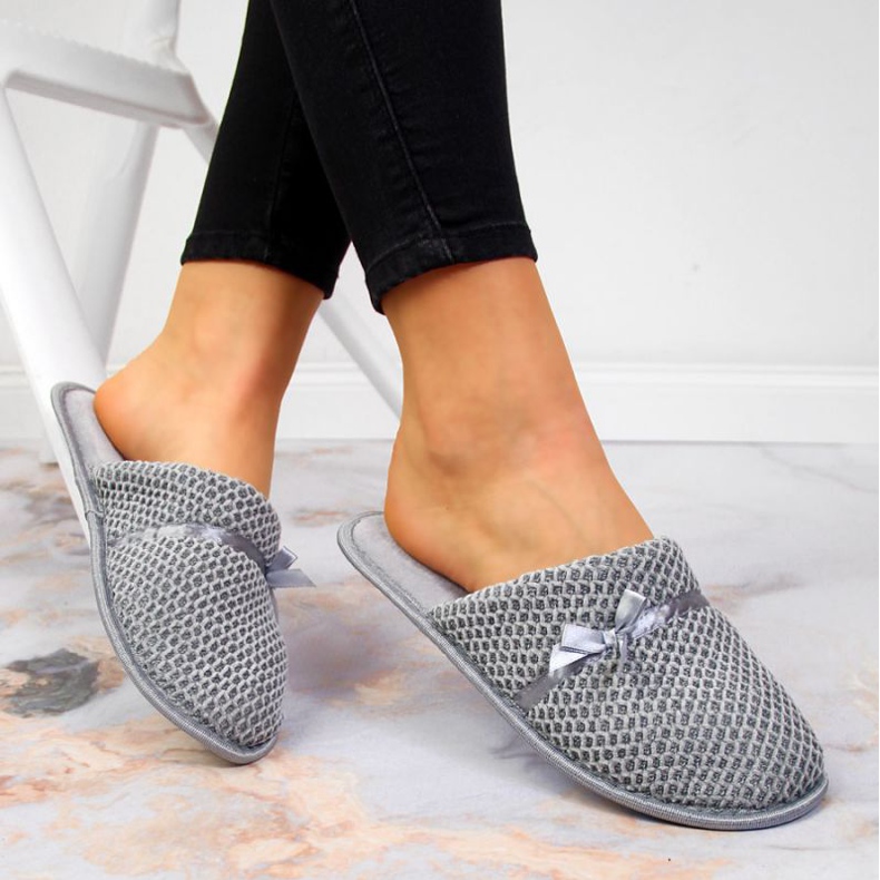 Zapatillas de casa Novedades W EVE331B gris 1