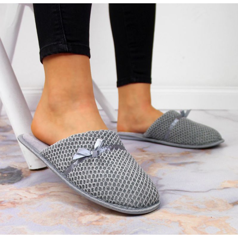 Zapatillas de casa Novedades W EVE331B gris 2