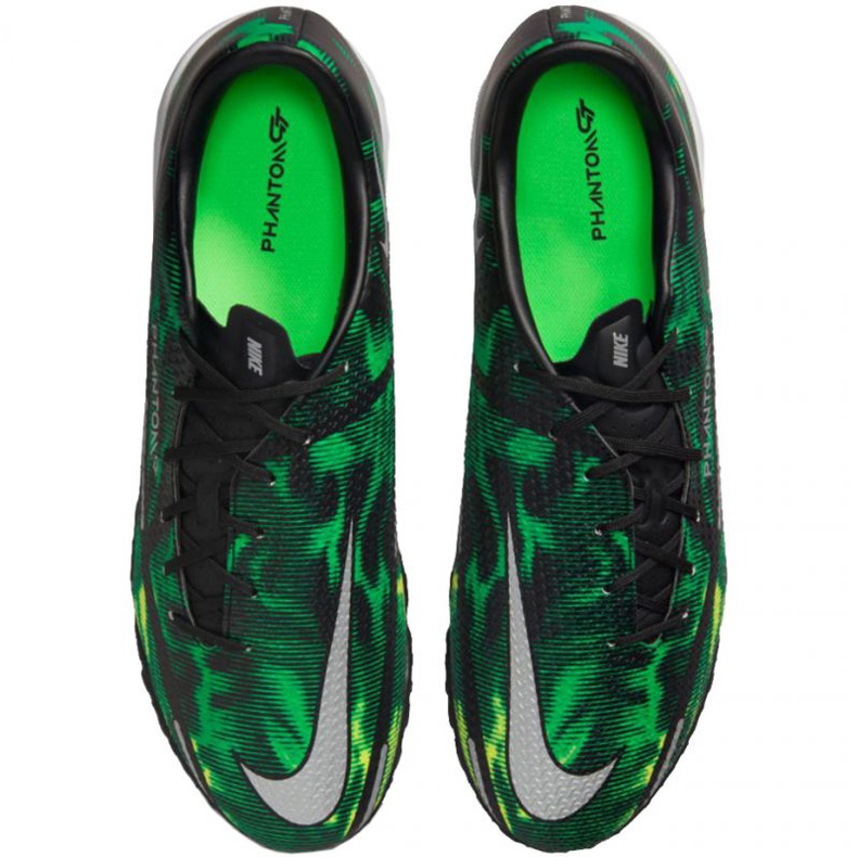 Zapatillas de fútbol Nike Phantom GT2 Academy Tf Sw M DM0725 003 multicolor verde 1 Zapatillas de fútbol Nike Phantom GT2 Academy Tf Sw M DM0725 003 multicolor verde 1