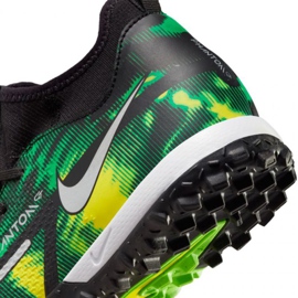 Zapatillas de fútbol Nike Phantom GT2 Academy Df Tf Sw Jr DM0741 003 verde, multicolor verde 4