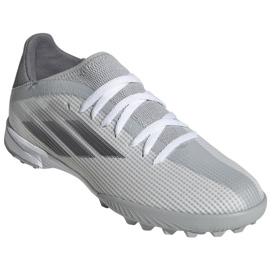 Botas de fútbol adidas X Speedflow.3 Tf Jr FY3322 gris sombras de grey 3