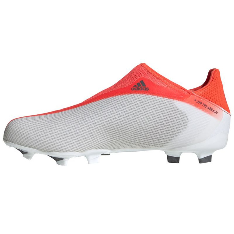 Botas de fútbol adidas X Speedflow.3 Ll Fg Jr FY3256 rojo, blanco-gris naranjas y tintos 1