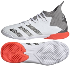 Botas de fútbol adidas Predator Freak.3 In Jr FY6286 gris blanco blanco 1 Botas de fútbol adidas Predator Freak.3 In Jr FY6286 gris blanco blanco 1