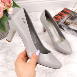 Zapato de salón Sergio Leone W SK39G gris 1