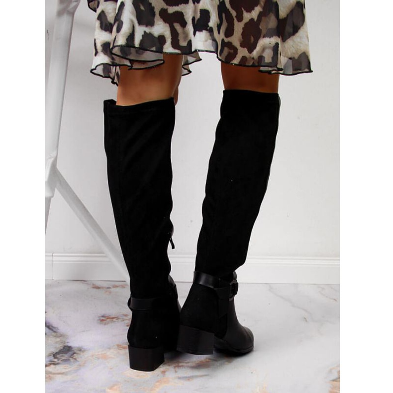 Botas negras en el bloque Filippo W PAW302 negro 2