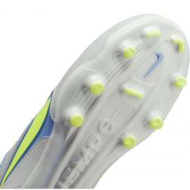 Zapatillas de fútbol Nike Tiempo Legend 9 Academy FG / MG Jr DA1333 075 blanco blanco 5