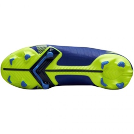 Zapatos de fútbol Nike Mercurial Vapor 14 Academy FG / MG Jr CV0811 474 azul azul 7