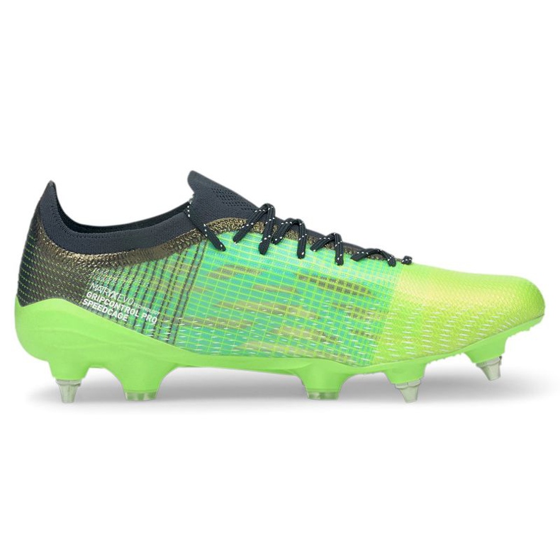 Botas de fútbol Puma Ultra 1.3 Mx Sg M 106513-03 dorado, verde verde 1