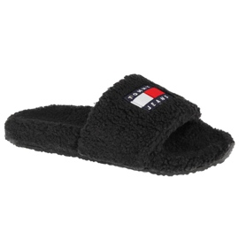 Tommy Hilfiger Flag Pool Slide W EN0EN01602-BDS negro 1