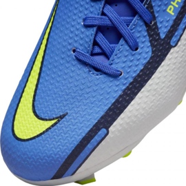 Zapatos de fútbol Nike Phantom GT2 Academy FG / MG Jr DC0812 570 gris azulado azul 6