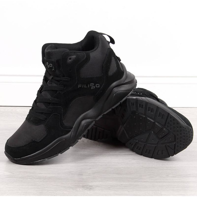 Zapatillas altas Filippo M PAW305 negras negro 1