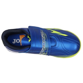 Botas de fútbol Joma Super Copa 2104 Tf Jr SCJW.2104.TF.V negro, azul, amarillo azul 2