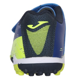 Botas de fútbol Joma Super Copa 2104 Tf Jr SCJW.2104.TF.V negro, azul, amarillo azul 3