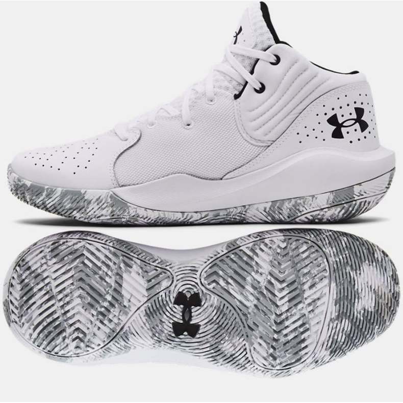 Zapatillas de baloncesto Under Armour Jet 21 3024260 103 blanco blanco 1