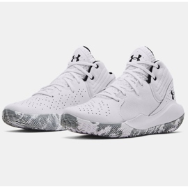 Zapatillas de baloncesto Under Armour Jet 21 3024260 103 blanco blanco 2