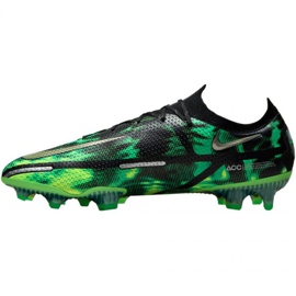Zapatos de fútbol Nike Phantom GT2 Elite Fg Sw M DM0732 003 multicolor verde 2