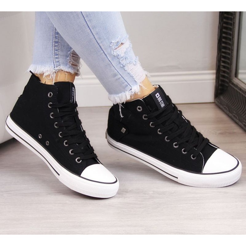 Zapatillas altas Big Star W DD274330 negro 2