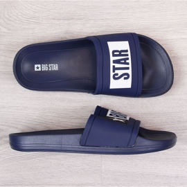 Chanclas de piscina Big Star Jr DD374152 azul marino 2