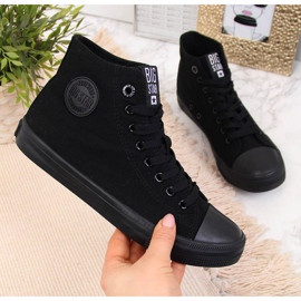 Zapatillas altas de textil Big Star W FF274A170 negro 1