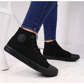 Zapatillas altas de textil Big Star W FF274A170 negro 2