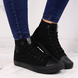 Zapatillas altas de textil Big Star W FF274A170 negro 3