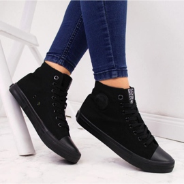 Zapatillas altas de textil Big Star W FF274A170 negro 5