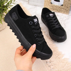 Zapatillas de textil Big Star W FF274248 negro 1