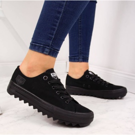 Zapatillas de textil Big Star W FF274248 negro 2