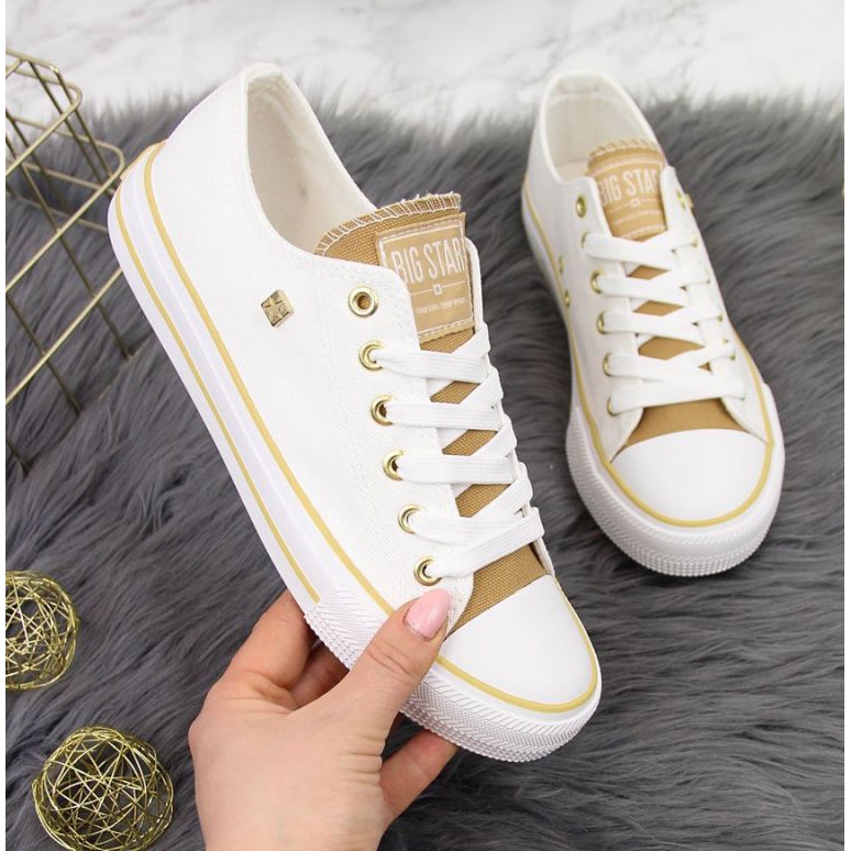 Zapatillas de textil Big Star W HH274458 blanco 1