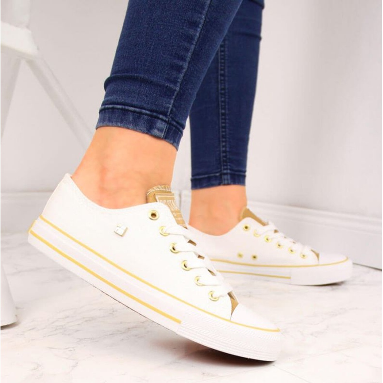 Zapatillas de textil Big Star W HH274458 blanco 2