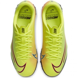 Nike Mercurial Vapor 13 Academy Mds Tf Jr CJ1178 703 zapato de fútbol aguamarina verde 1