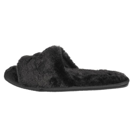 Calvin Klein Slipper Sandal Fur W HW0HW00634-BAX negro 1 Calvin Klein Slipper Sandal Fur W HW0HW00634-BAX negro 1
