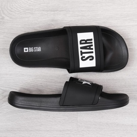 Pantuflas de piscina Big Star Jr DD374150 negras negro 2
