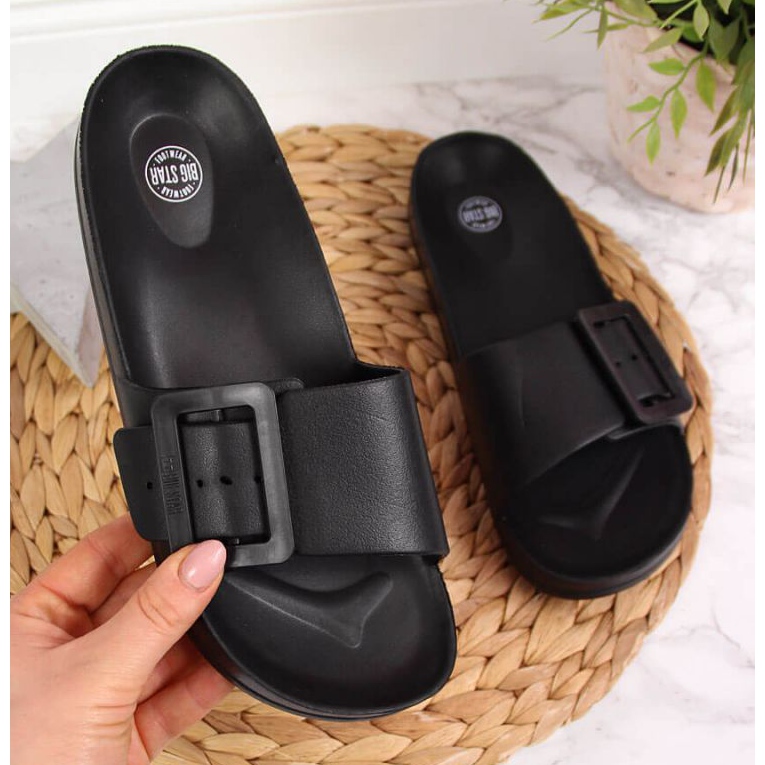 Zapatillas de playa negras Big Star W FF274A389 negro 1